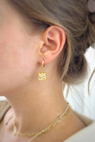 Fiorel Design-Teeny Weeny Drop Square - White-Küpe-2-milagron.live
