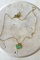 Fiorel Design-Teeny Weeny Square - Blue-Kolye-2-milagron.live