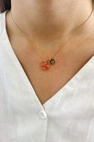 Fiorel Design-Teeny Weeny Square - Pink-Kolye-1-milagron.live