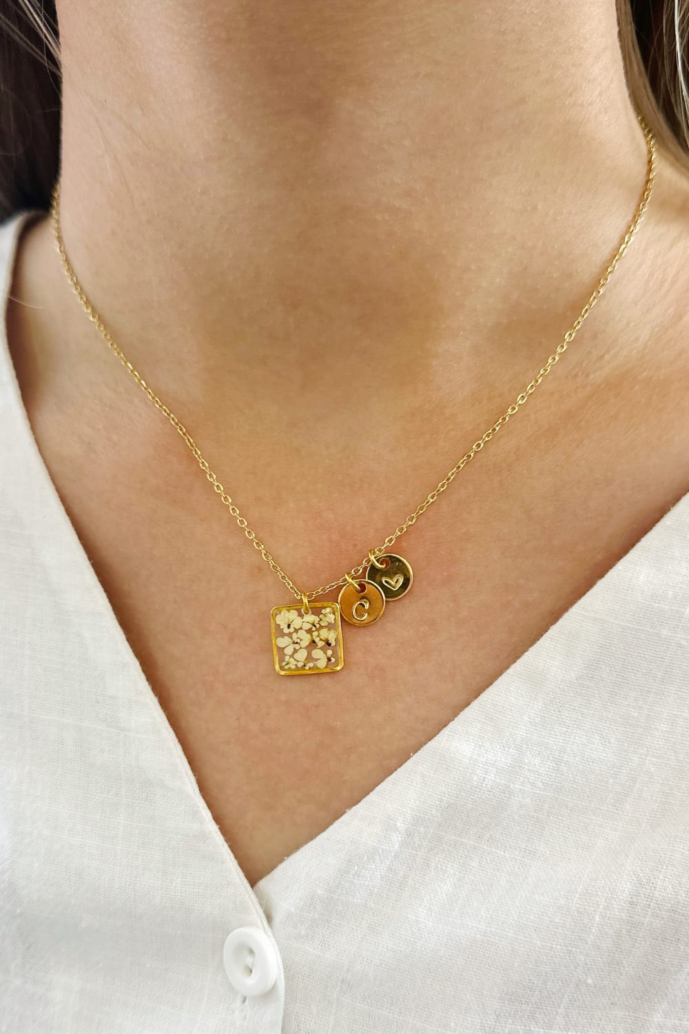 Fiorel Design-Teeny Weeny Square - White-Kolye-1-milagron.live