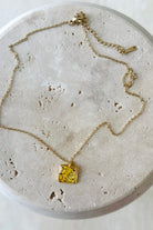 Fiorel Design-Teeny Weeny Square - Yellow-Kolye-2-milagron.live