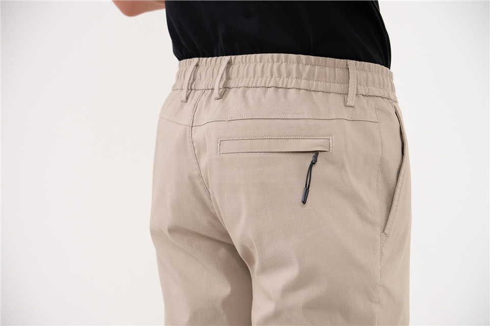 Beli Lastikli Arka Cebi Gizli Fermuarlı Jogger Erkek Pantolon