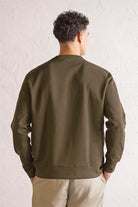 GMG Firenze-Bisiklet Yaka Kabartma Baskılı Erkek Sweatshirt-Winter'26-5-milagron.live