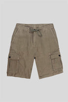 GMG Firenze-Kargo Model %100 Keten Erkek şort-Şort-7-milagron.live