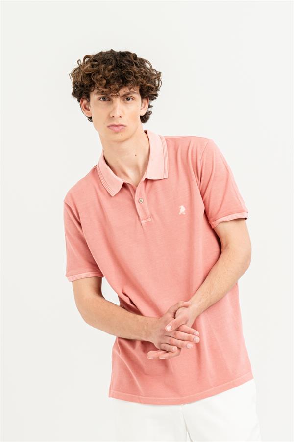 GMG Firenze-Polo Yaka Slim Fit Basic T-Shirt-T-Shirts-3-milagron.live