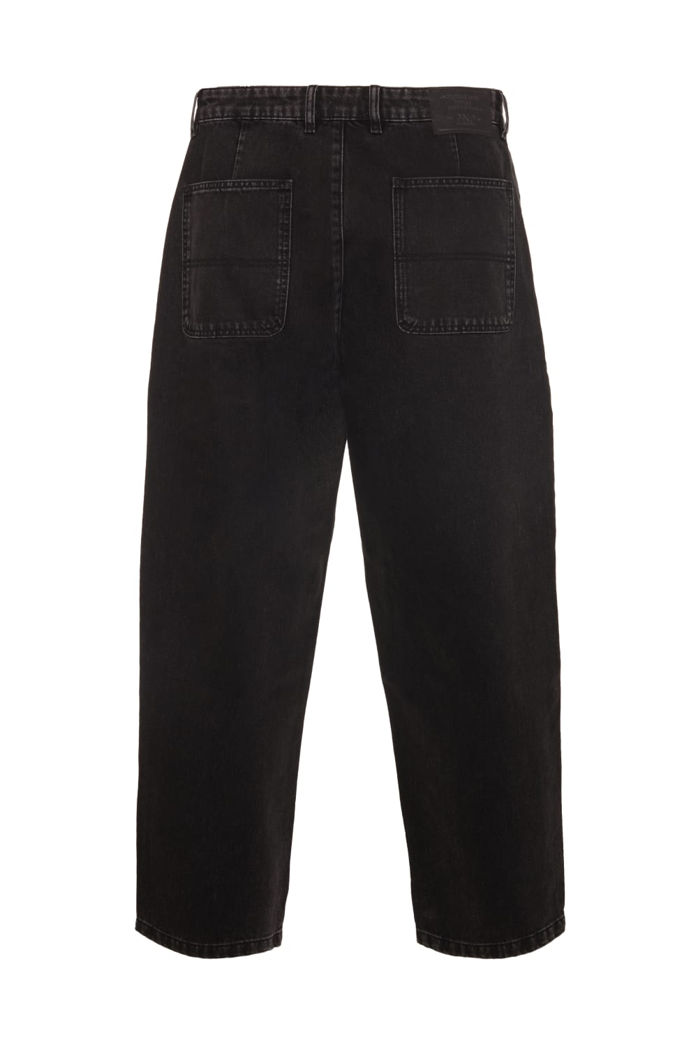 GNP İstanbul-Acid Washed Wide Leg Black Jeans-Kot Pantolon-2-milagron.live