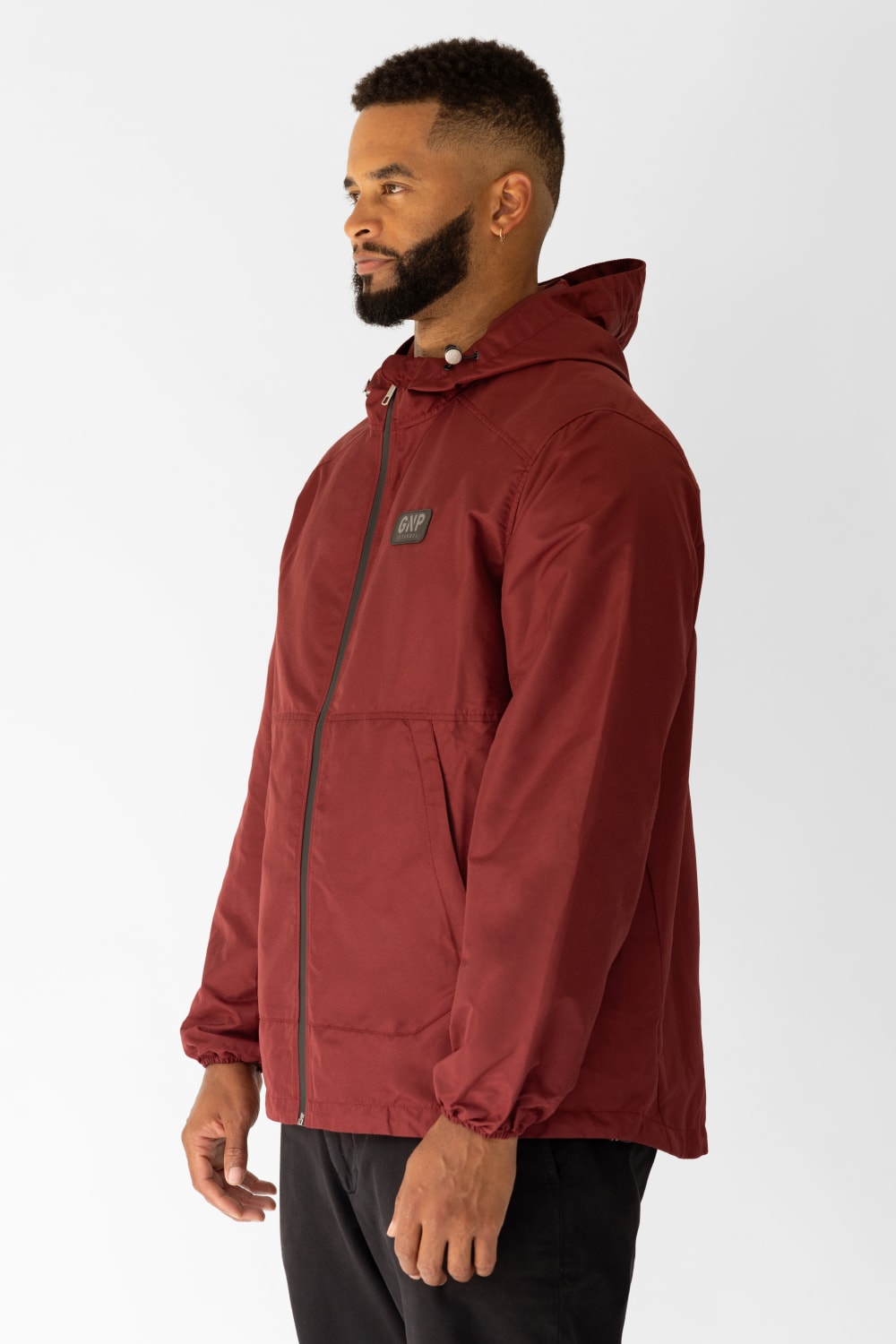 GNP İstanbul-Burgundy Waterproof Rain Jacket-Yağmurluk-2-milagron.live