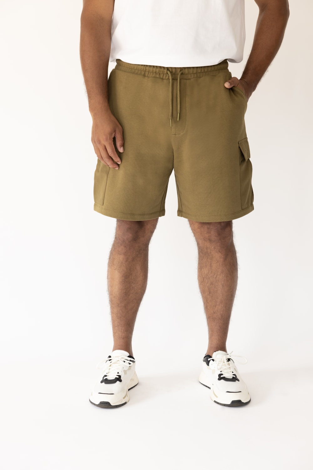 GNP İstanbul-Khaki Cargo Shorts-Şort-1-milagron.live