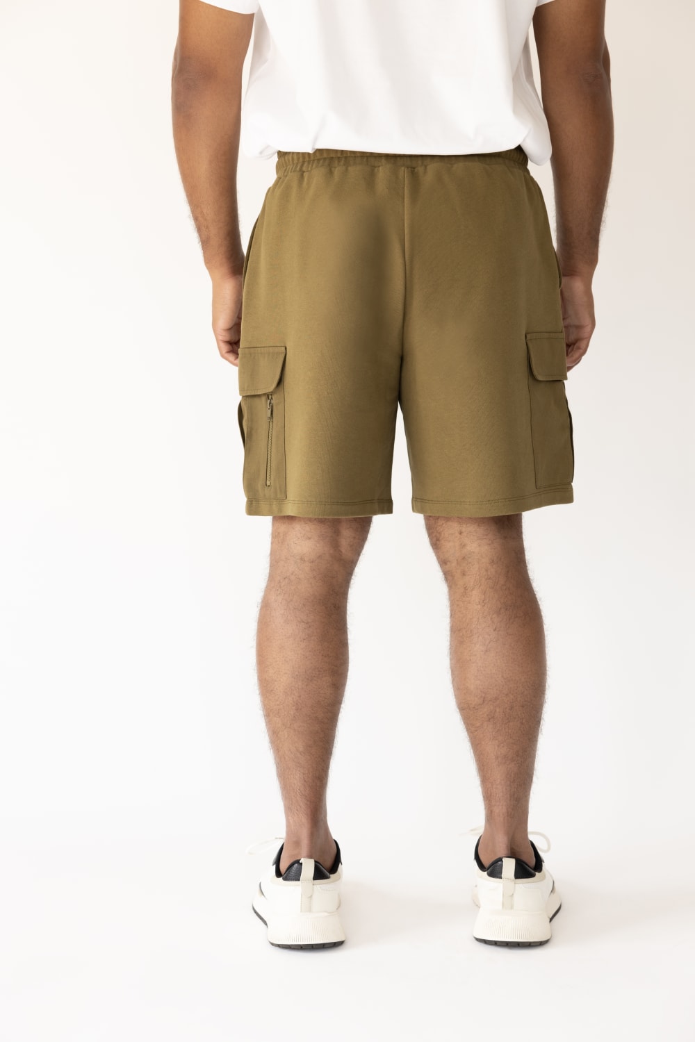 GNP İstanbul-Khaki Cargo Shorts-Şort-3-milagron.live