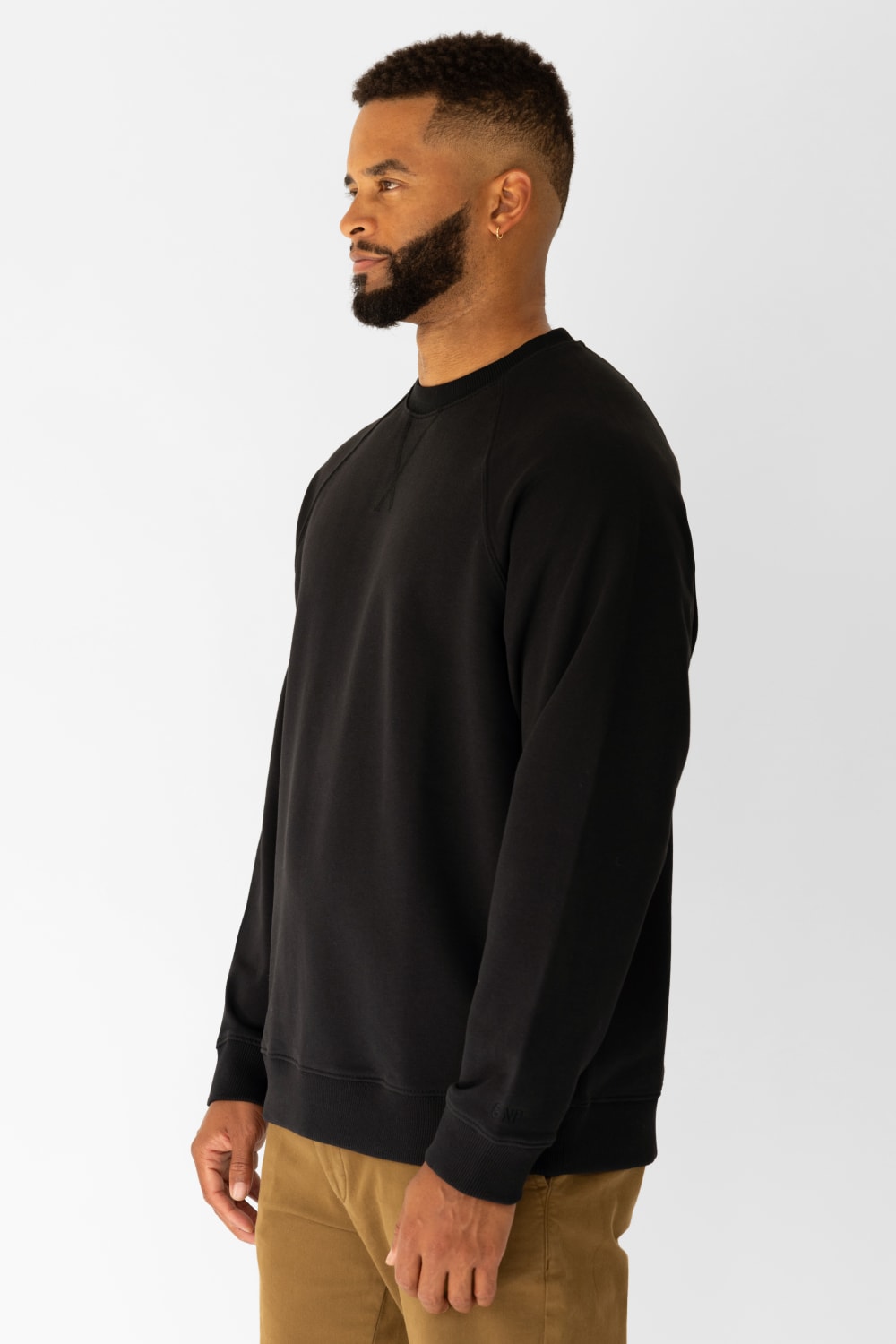 GNP İstanbul-Siyah Night Out Raglan Sweatshirt-Sweatshirts & Hoodies-2-milagron.live
