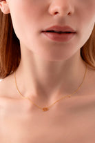 Gal İstanbul-Zodiac Sign Necklace Gold-Kolye-2-milagron.live
