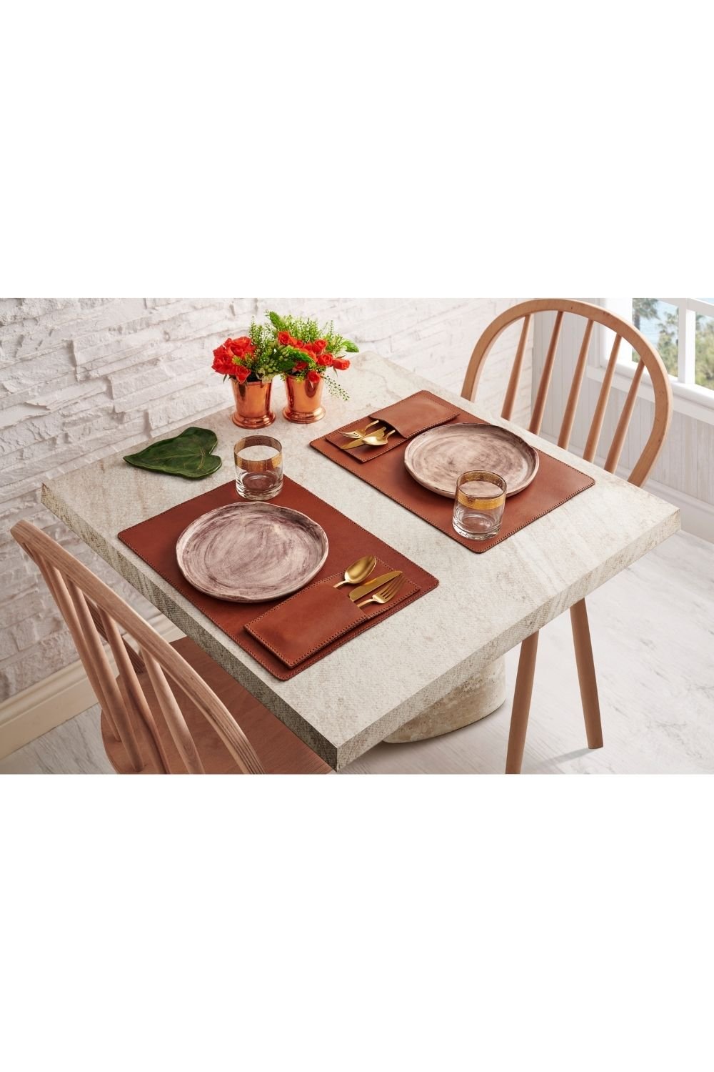 Gardin Leather-Gerçek Deri Kaşıklık-Sunum Aksesuarları-2-milagron.live