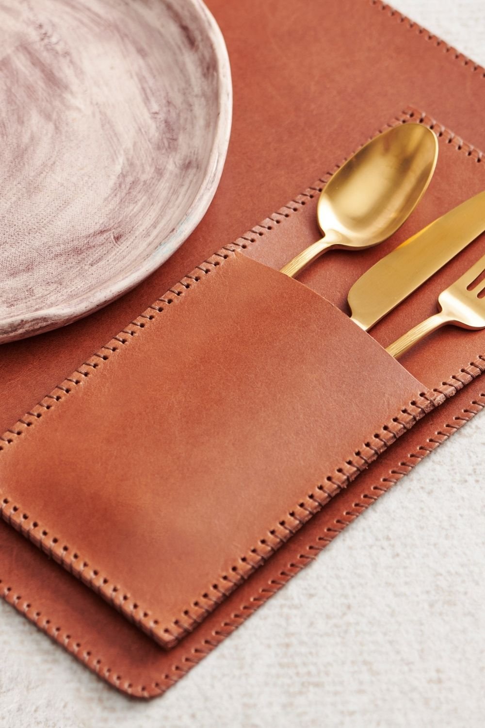 Gardin Leather-Gerçek Deri Kaşıklık-Sunum Aksesuarları-1-milagron.live