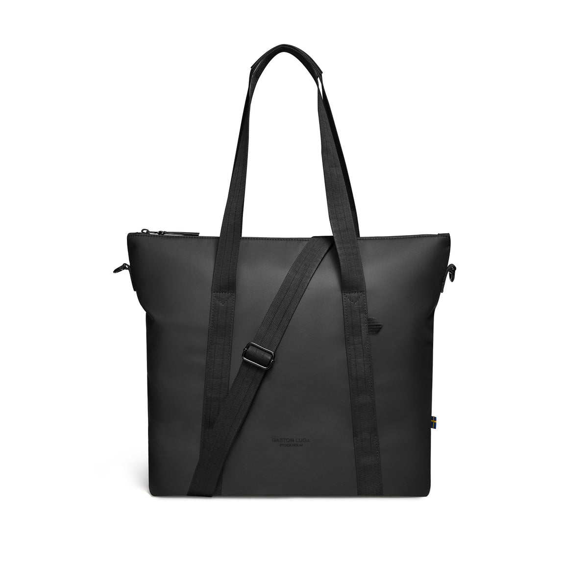 Gaston Luga-Gaston Luga Däsh Shopper Omuz çantası Black-Omuz Çantası-1-milagron.live