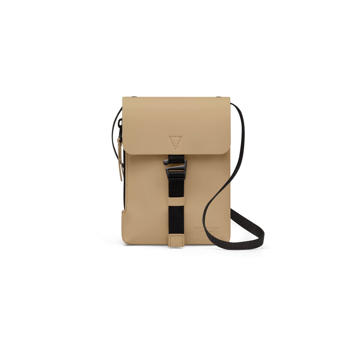 Gaston Luga-Gaston Luga Spläsh Mini Crossbody Omuz çantası Latte-Omuz Çantası-1-milagron.live