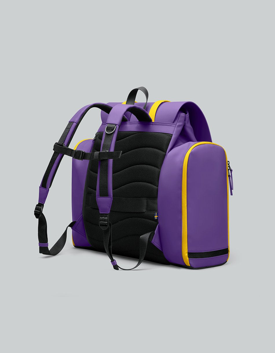 Gaston Luga-Gaston Luga Splash Sneaker Pockets Spor çantası Mor-Bavul & Seyahat Çantası-2-milagron.live