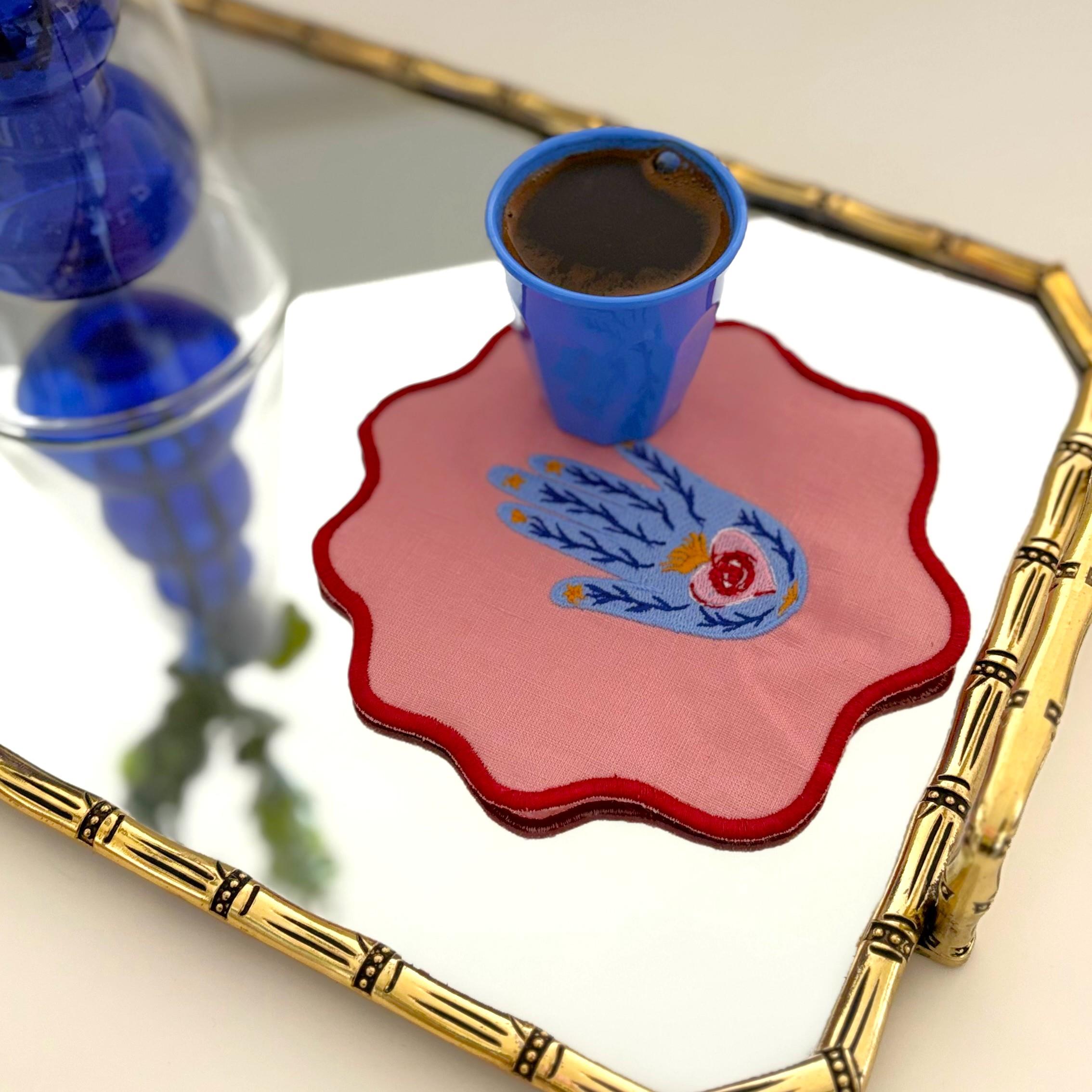 Soul Touch Serisi Kokteyl Peçete Seti ( 4 Adet )