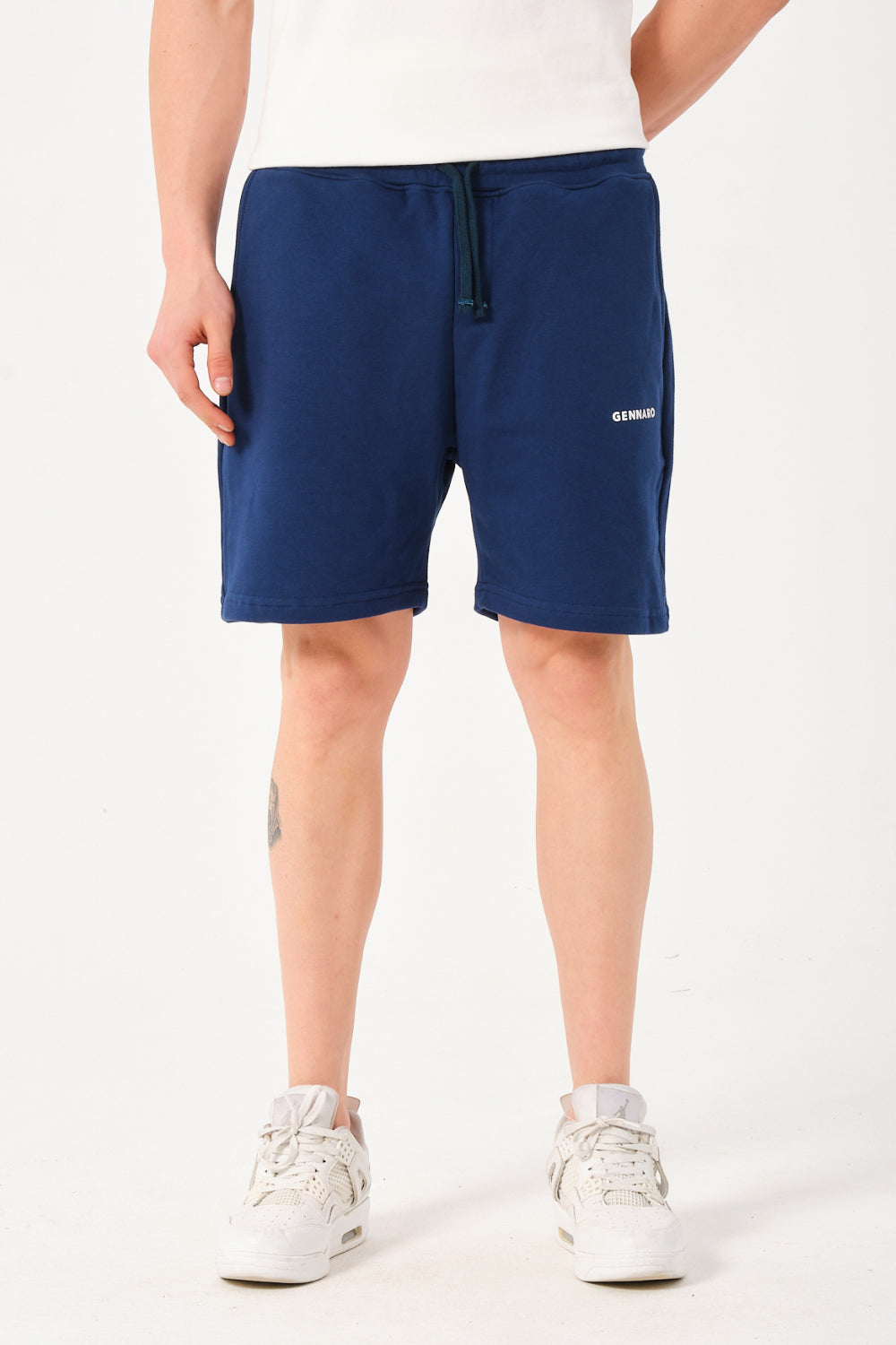 Gennaro-Basic Sweat Short Lacivert-Şort-2-milagron.live