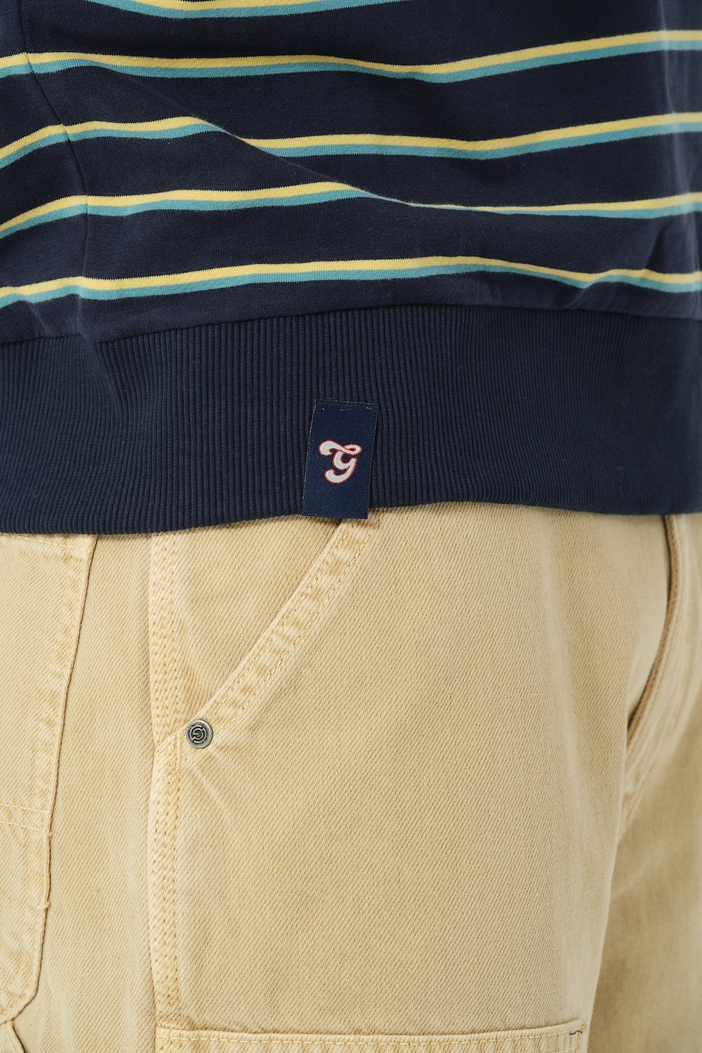 Gennaro-Çizgili Crewneck Sweatshirt-Sweatshirts & Hoodies-5-milagron.live