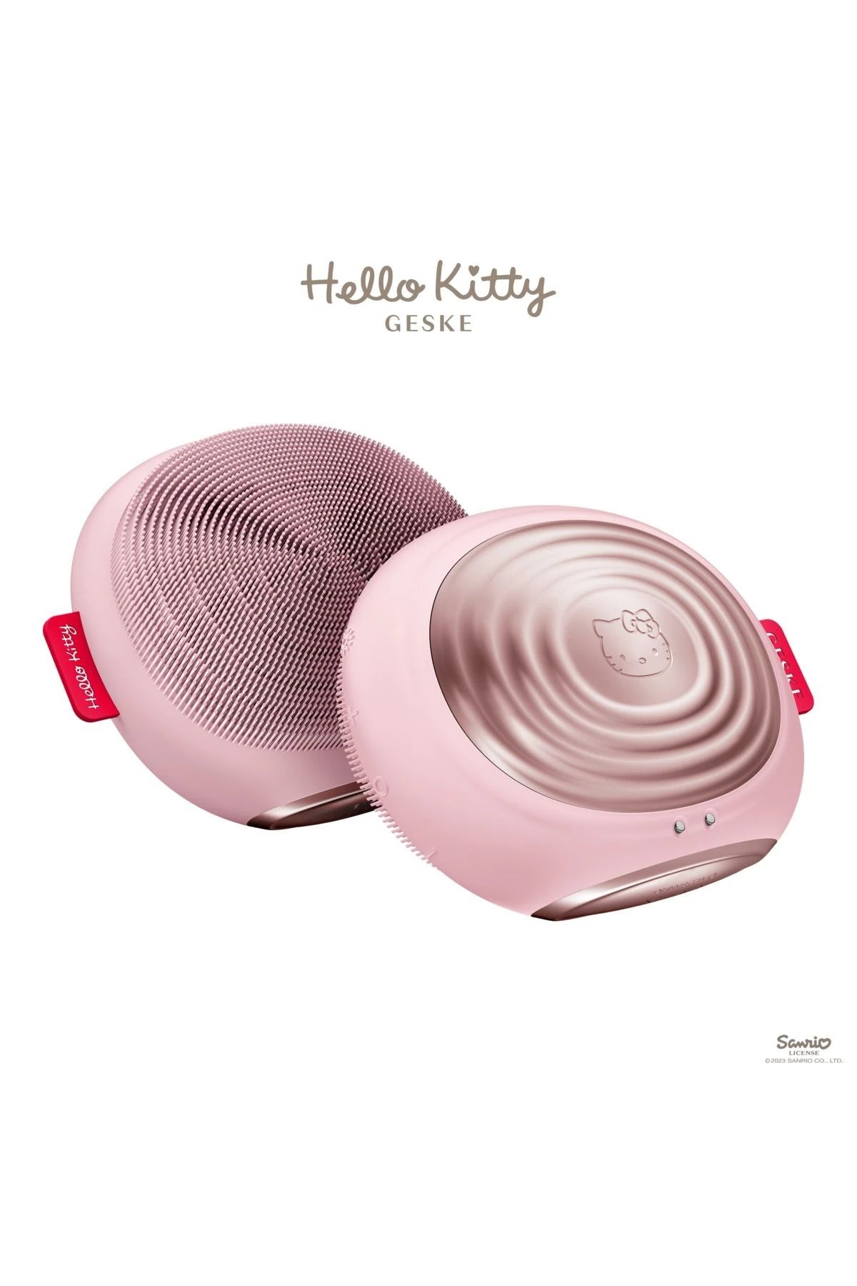 Geske-Hello Kitty Titreşimli Yüz Temizleme Ve Isılı Masaj Cihazı | Sonic Thermo Facial Brush-Cilt Bakım Aletleri-6-milagron.live