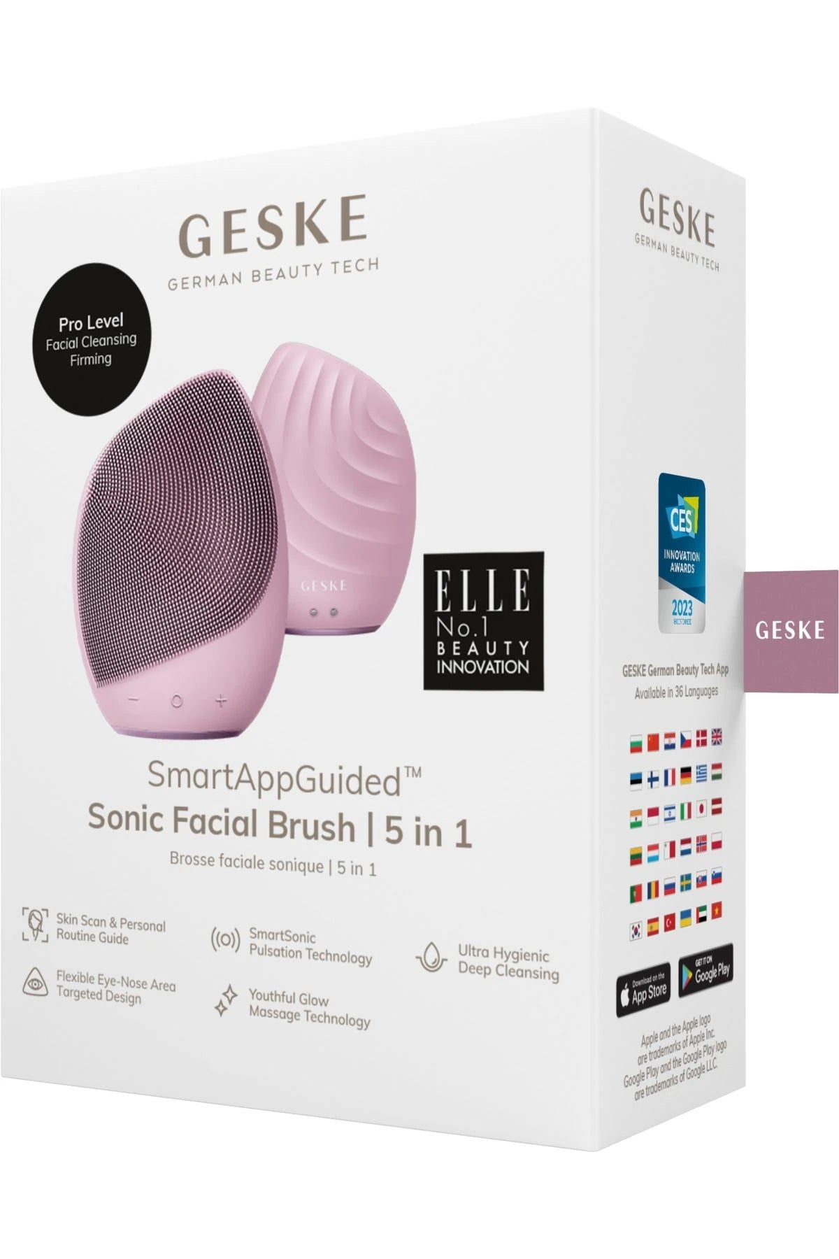 Geske-Mikro Akım Termal Yüz Temizleme Ve Cilt Sıkılaştırıcı Cihaz | Sonic Thermo Facial Brush Face Lifter-Cilt Bakım Aletleri-14-milagron.live