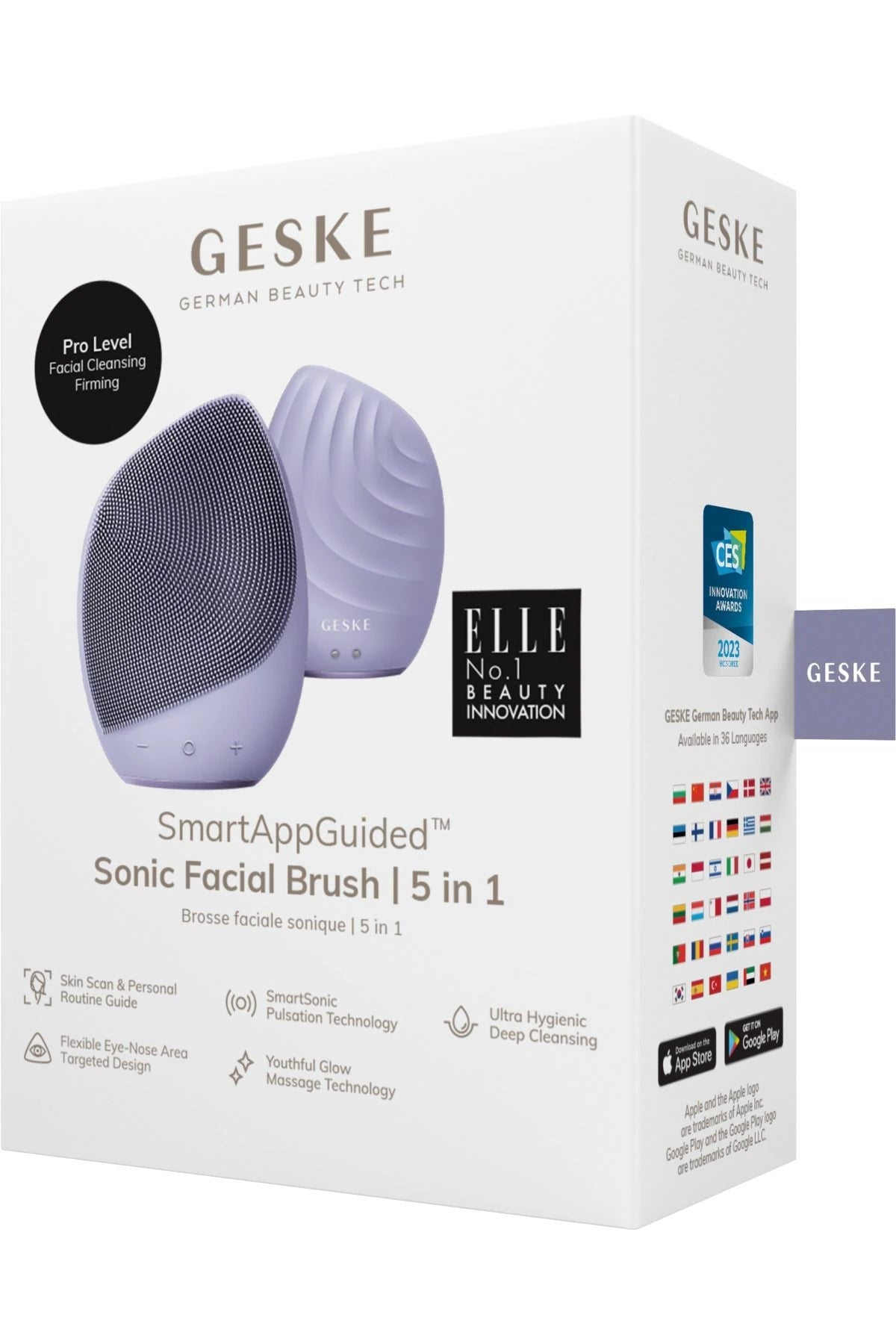 Geske-Mikro Akım Termal Yüz Temizleme Ve Cilt Sıkılaştırıcı Cihaz | Sonic Thermo Facial Brush Face Lifter-Cilt Bakım Aletleri-28-milagron.live