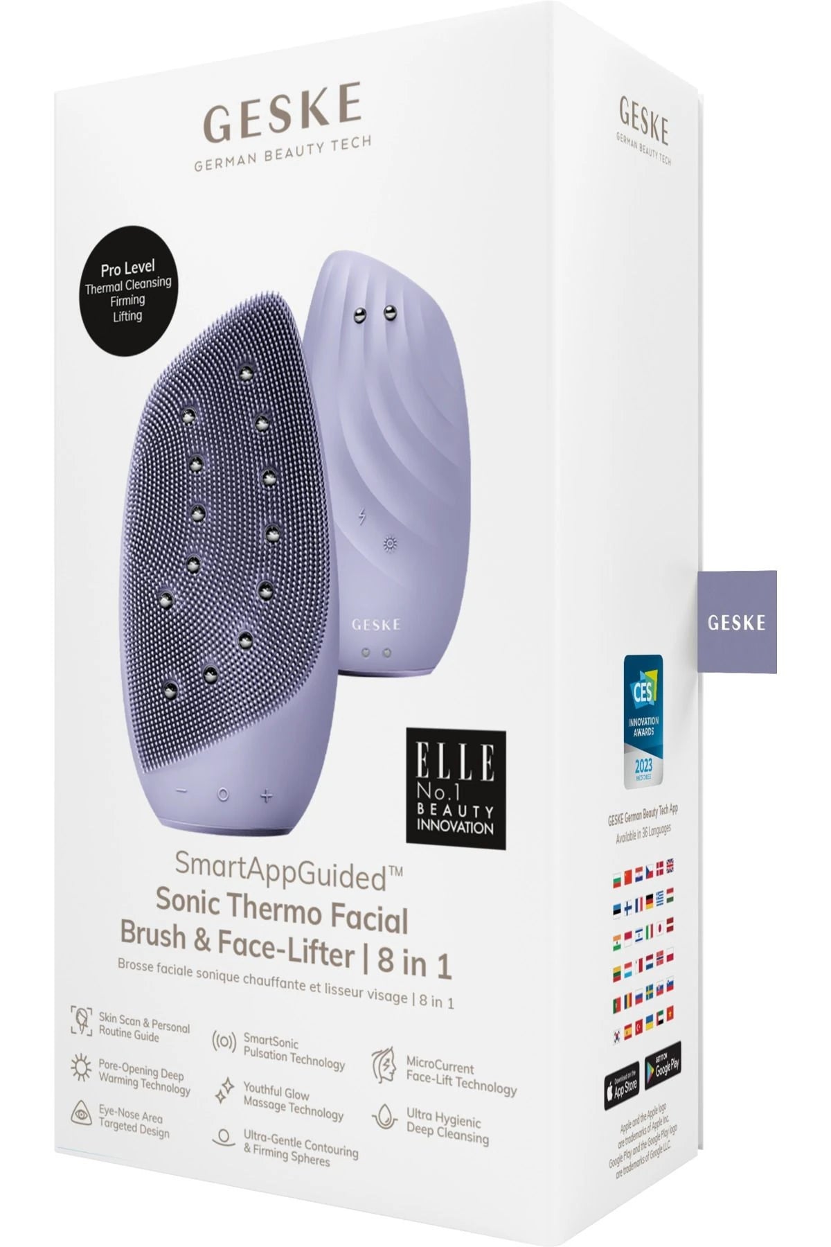 Geske-Mikro Akım Termal Yüz Temizleme Ve Cilt Sıkılaştırıcı Cihaz | Sonic Thermo Facial Brush Face Lifter-Cilt Bakım Aletleri-38-milagron.live