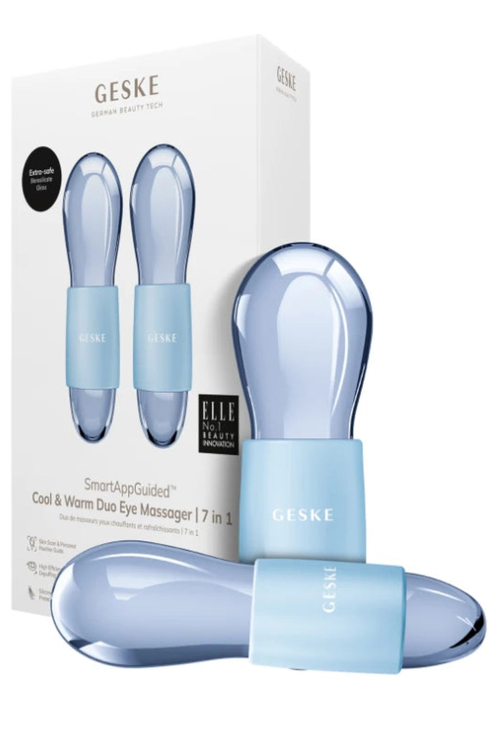 Geske-Sıcak Ve Soğuk Göz Ve Yüz Masaj Aleti | Cool & Warm Duo Eye Massager-Cilt Bakım Aletleri-20-milagron.live