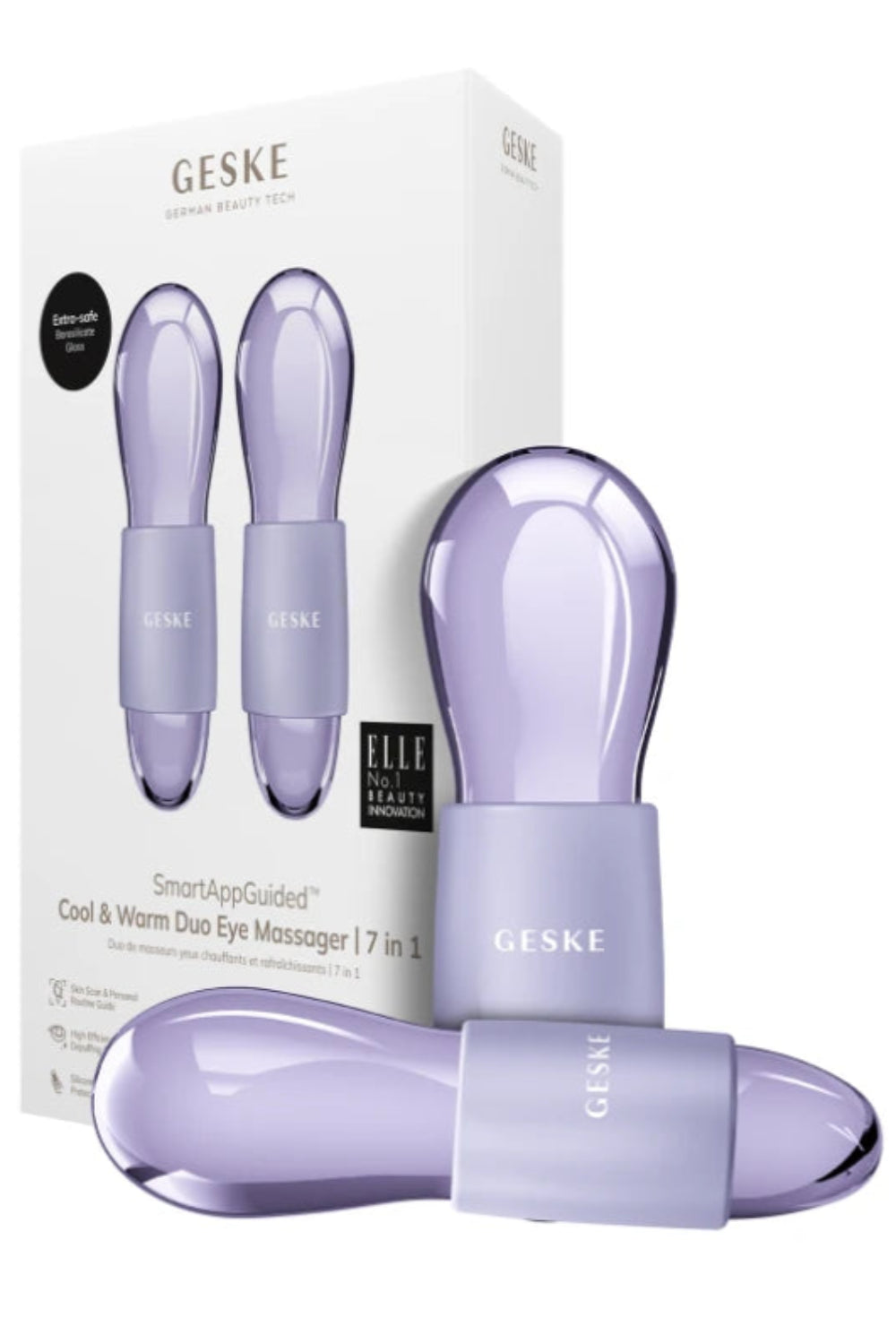 Geske-Sıcak Ve Soğuk Göz Ve Yüz Masaj Aleti | Cool & Warm Duo Eye Massager-Cilt Bakım Aletleri-5-milagron.live