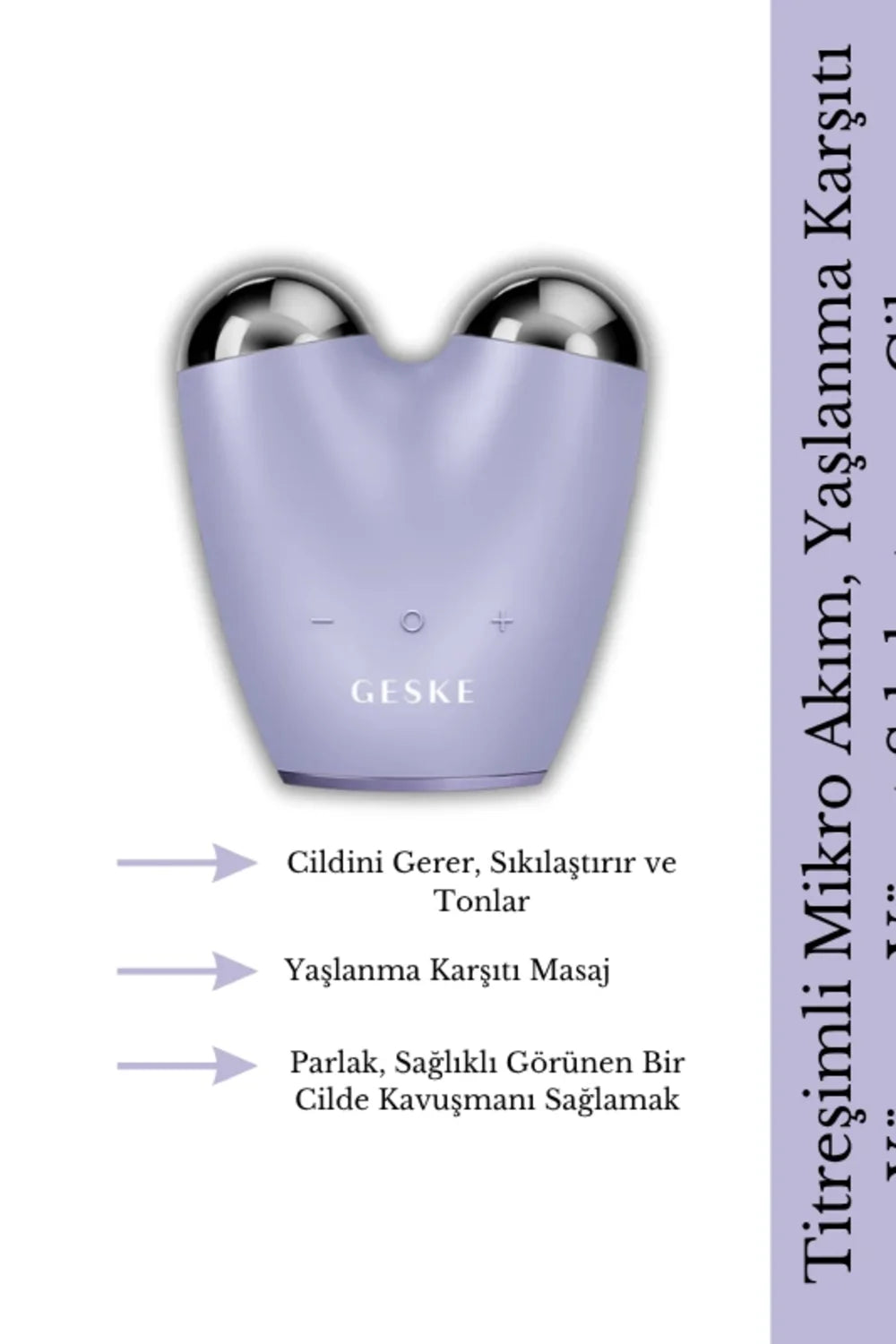Geske-Sıkılaştırıcı , Temizleyici Ve Masaj Aletli 5'li Bakım Seti-Cilt Bakım Aletleri-12-milagron.live