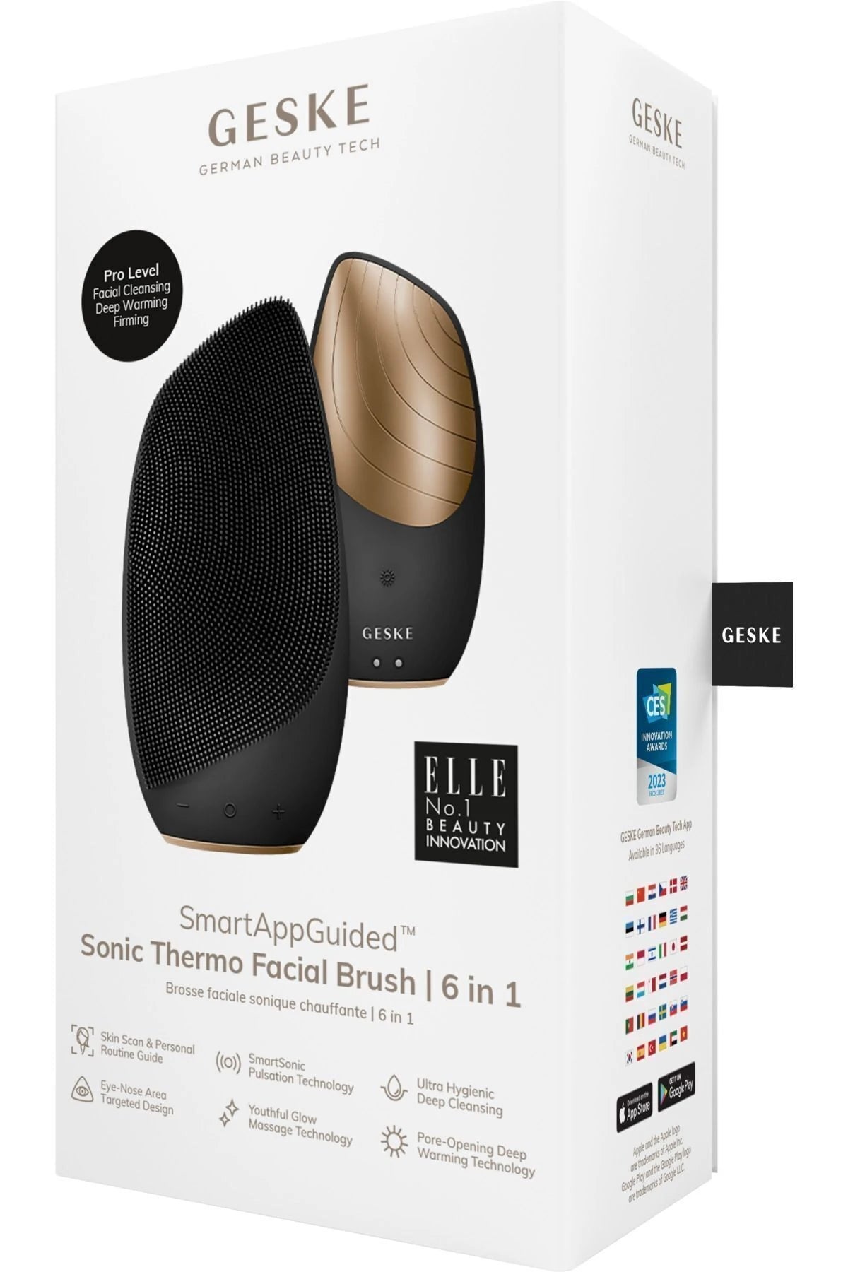 Geske-Titreşimli Yüz Temizleme Ve Isılı Masaj Cihazı | Sonic Thermo Facial Brush-Cilt Bakım Aletleri-19-milagron.live