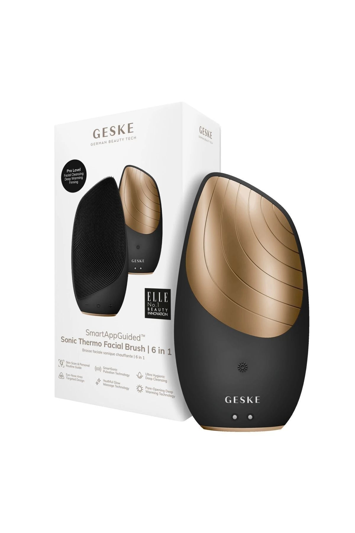 Geske-Titreşimli Yüz Temizleme Ve Isılı Masaj Cihazı | Sonic Thermo Facial Brush-Cilt Bakım Aletleri-20-milagron.live