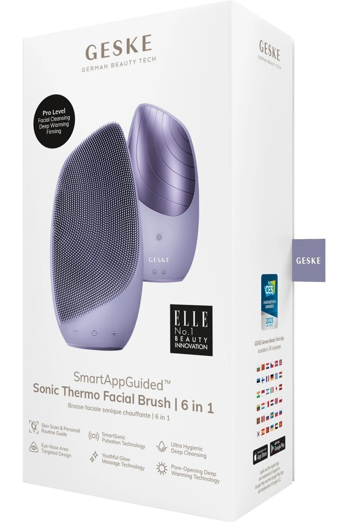 Geske-Titreşimli Yüz Temizleme Ve Isılı Masaj Cihazı | Sonic Thermo Facial Brush-Cilt Bakım Aletleri-36-milagron.live