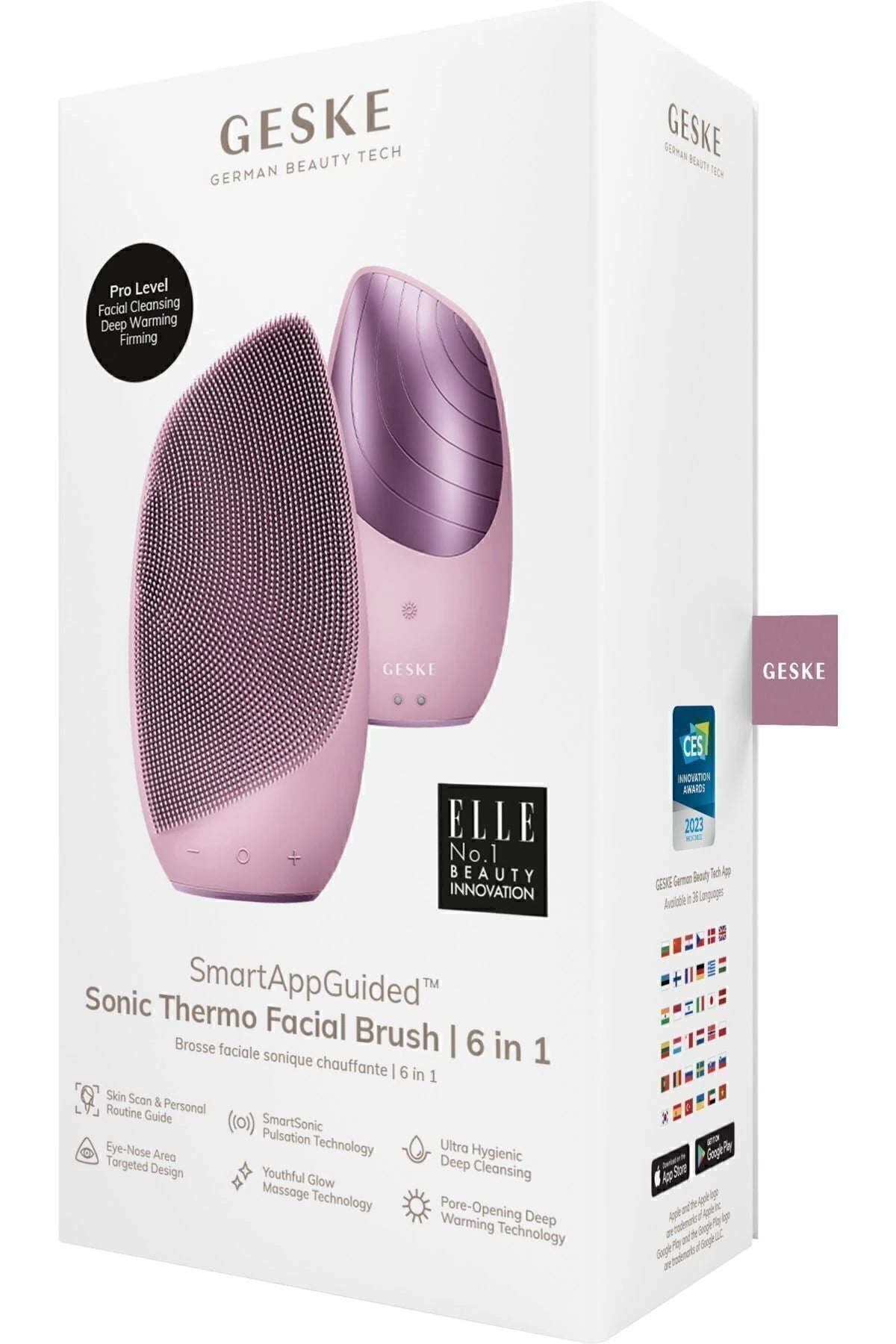Geske-Titreşimli Yüz Temizleme Ve Isılı Masaj Cihazı | Sonic Thermo Facial Brush-Cilt Bakım Aletleri-6-milagron.live