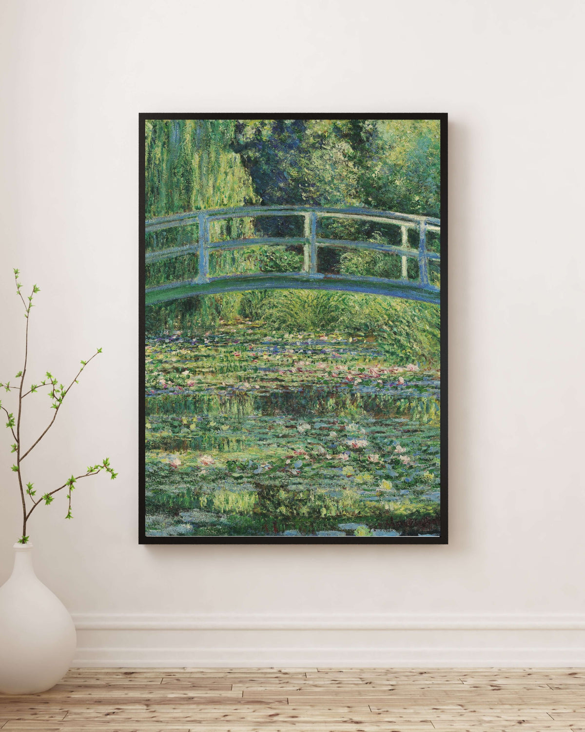 Claude Monet - Nilüferler Havuzu Ve Japon Köprüsü