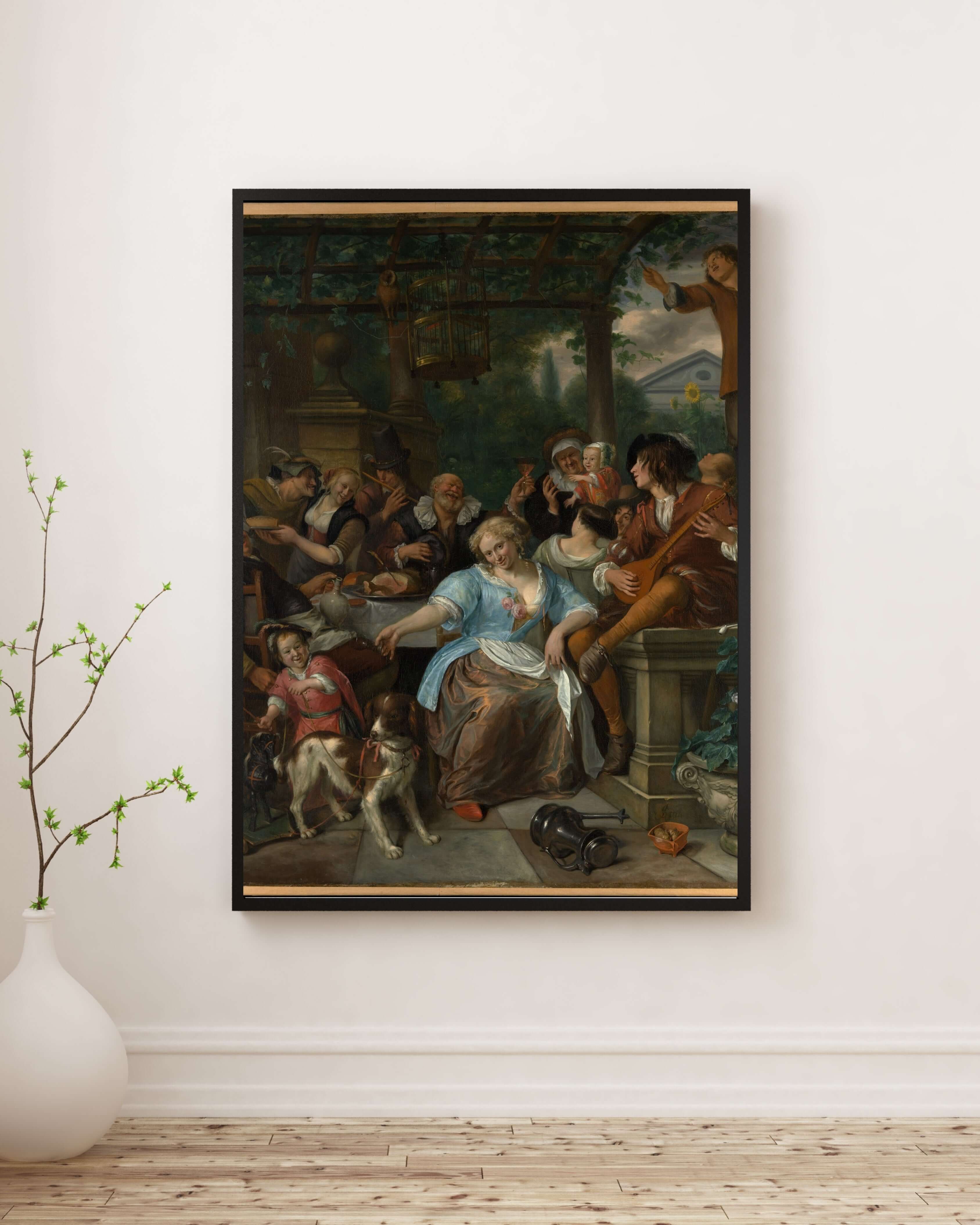 Jan Havicksz. Steen - Terastaki Şen İNsanlar