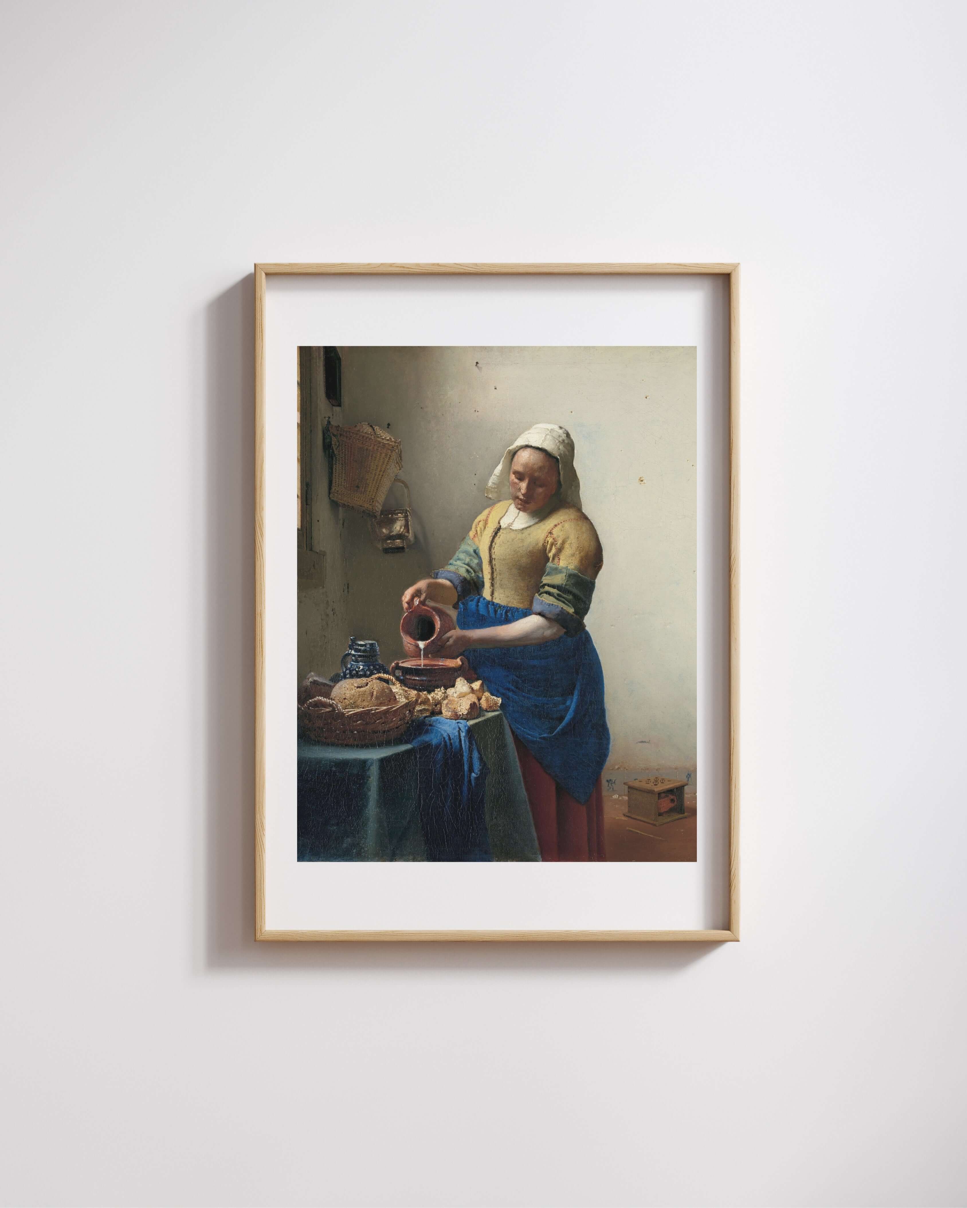 Johannes Vermeer - Sütçü Kız
