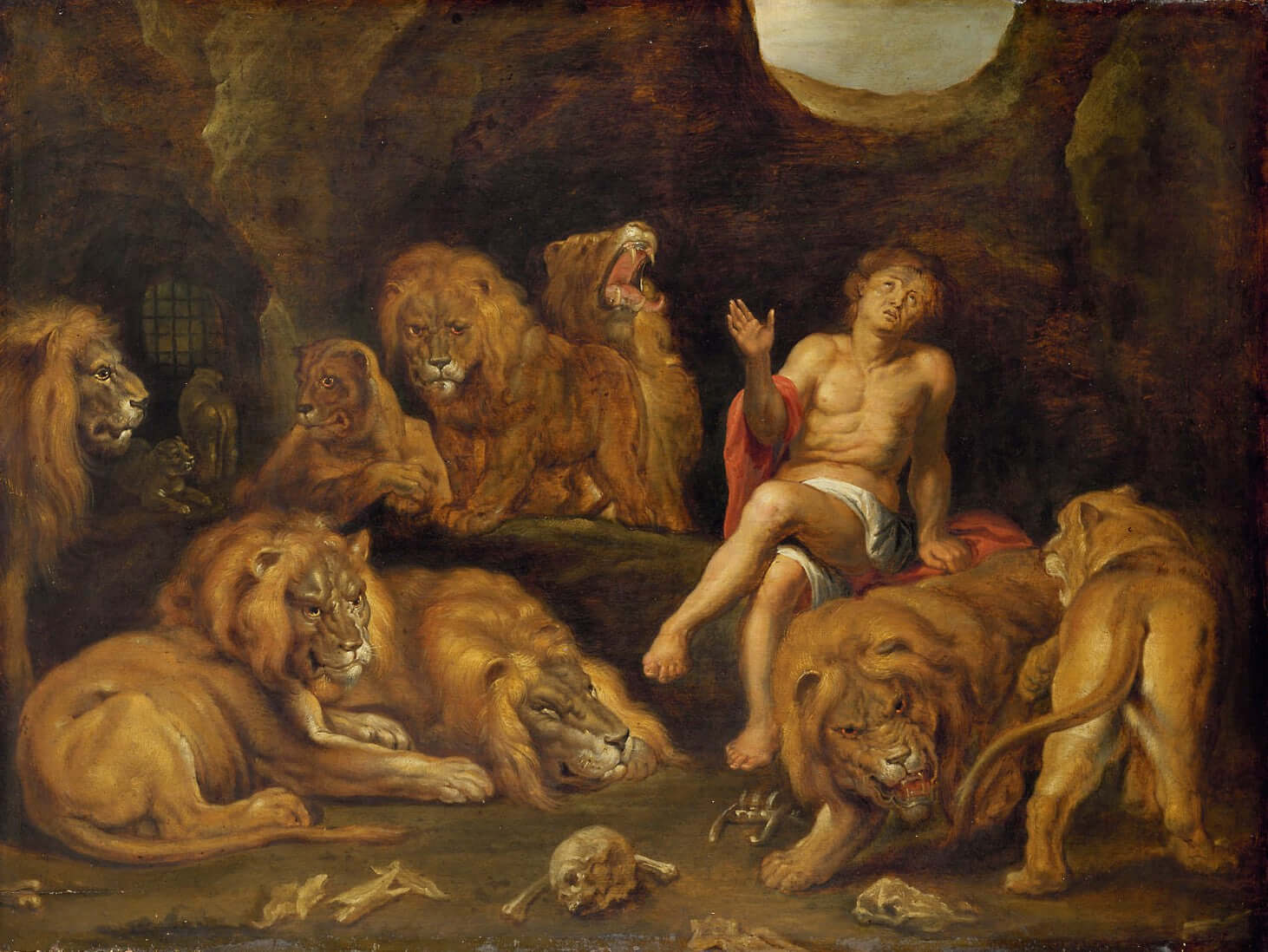 Peter Paul Rubens - Aslanların Çukurunda Daniel
