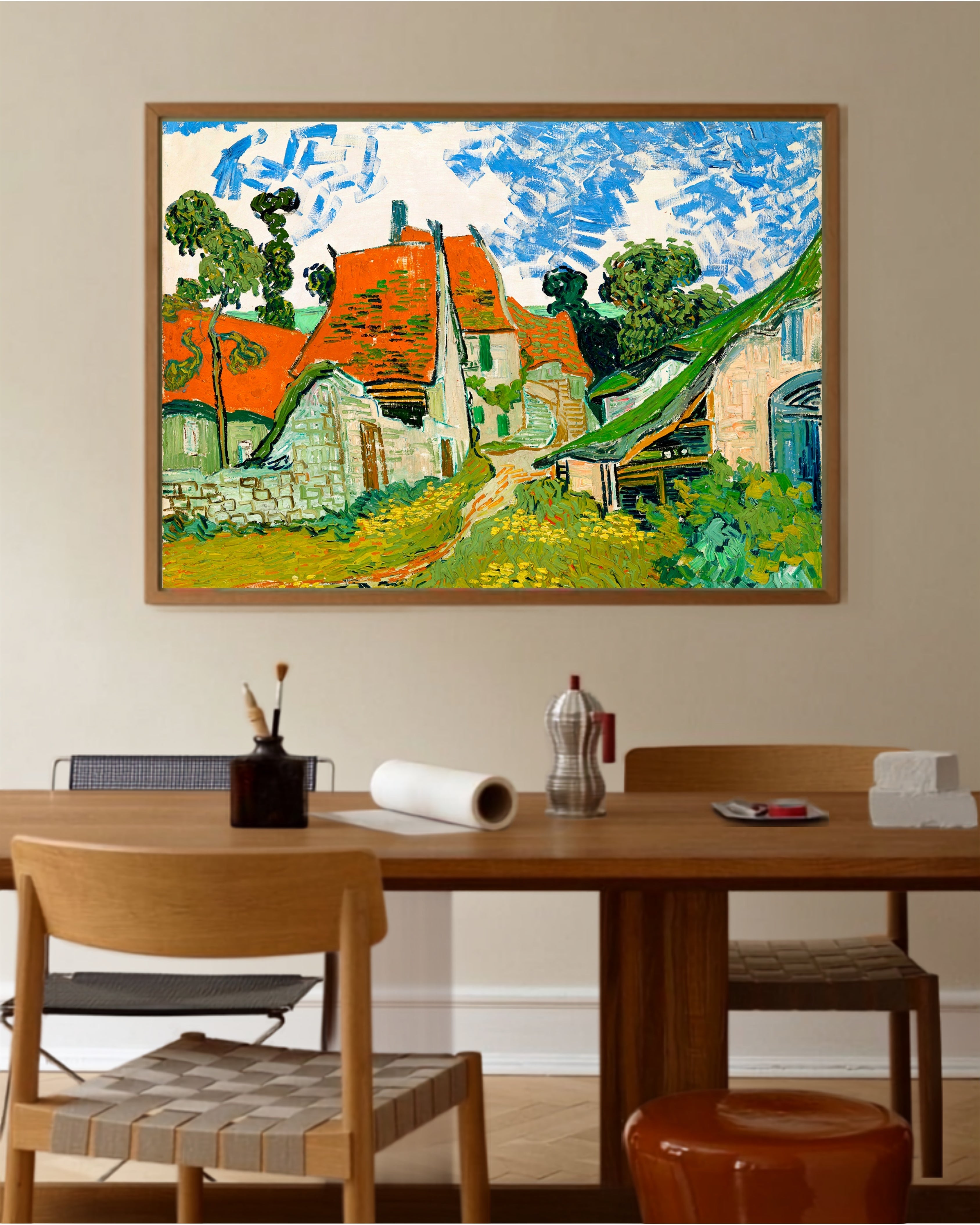 Vincent Van Gogh - Auvers-Sur-Oise'Da Bir Sokak