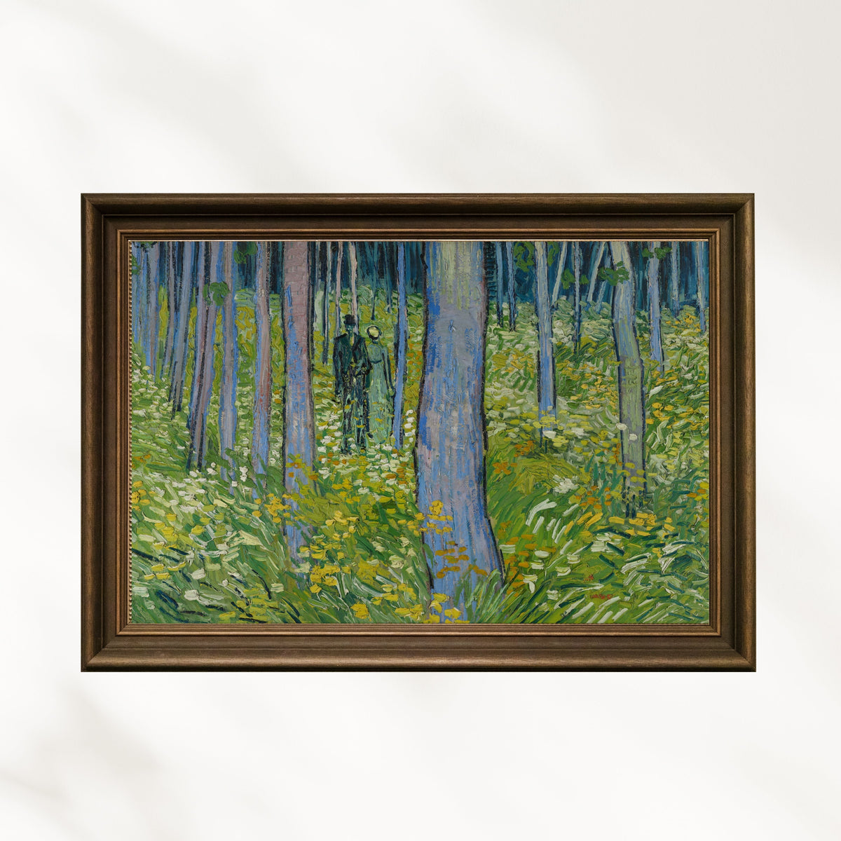 Vincent Van Gogh - İKi Figürle Orman Altı