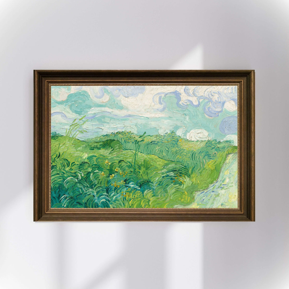 Vincent Van Gogh - Yeşil Buğday Tarlaları - Auvers
