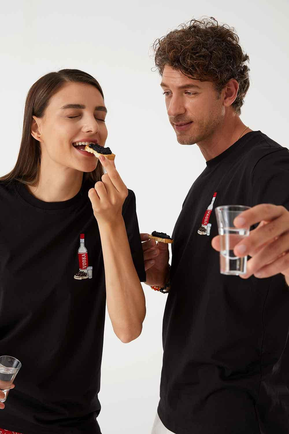 Gourmoji-Vodka & Caviar-T-Shirts-1-milagron.live