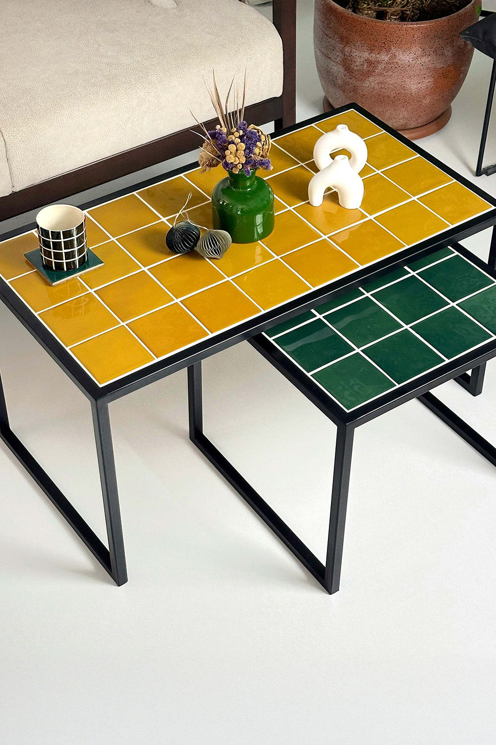 Grid Design-Retro Mid-Twin 2'li Orta Sehpa-Sehpa-2-milagron.live