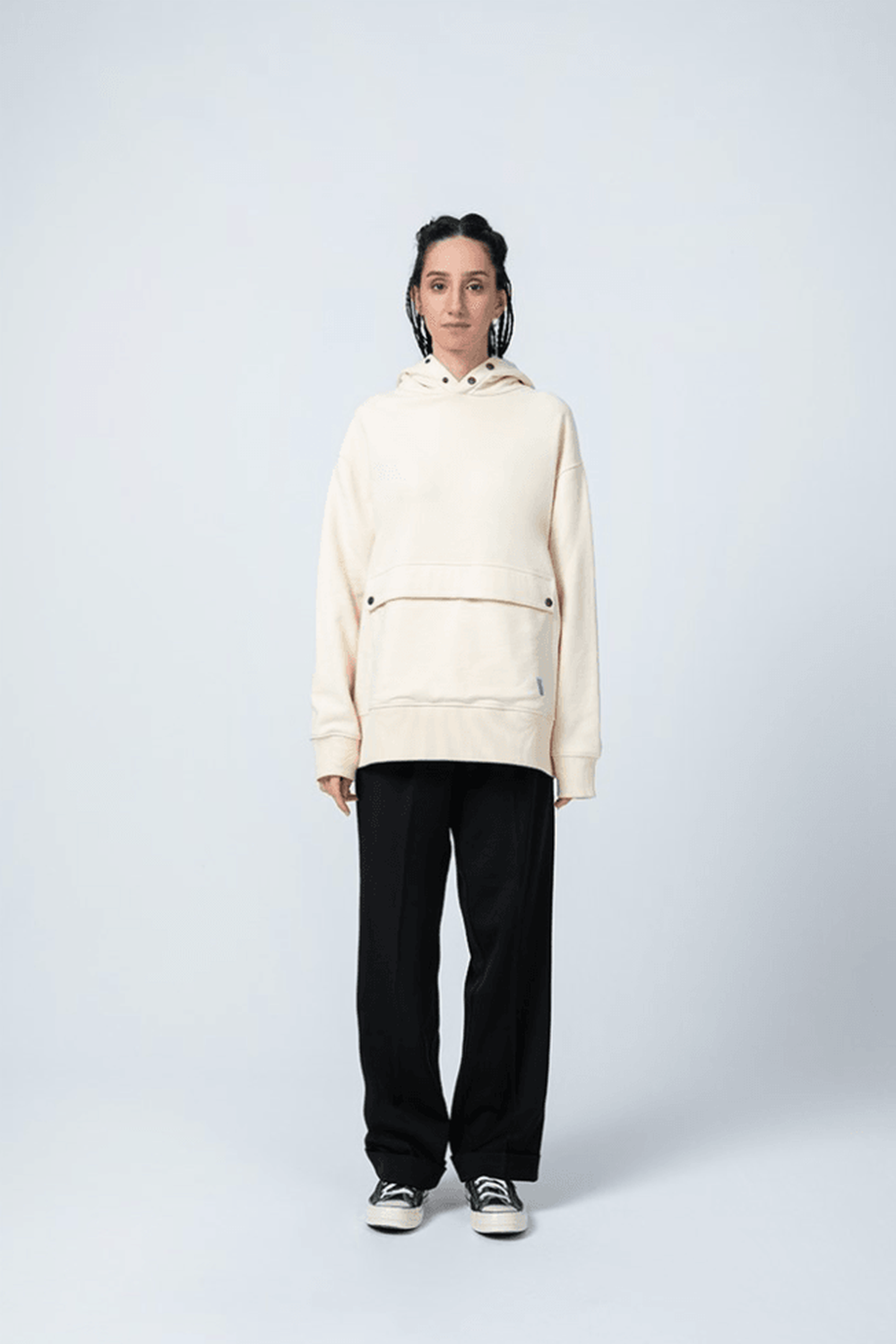 Gruff-Nuage White Hoodie-Sweatshirts & Hoodies-4-milagron.live