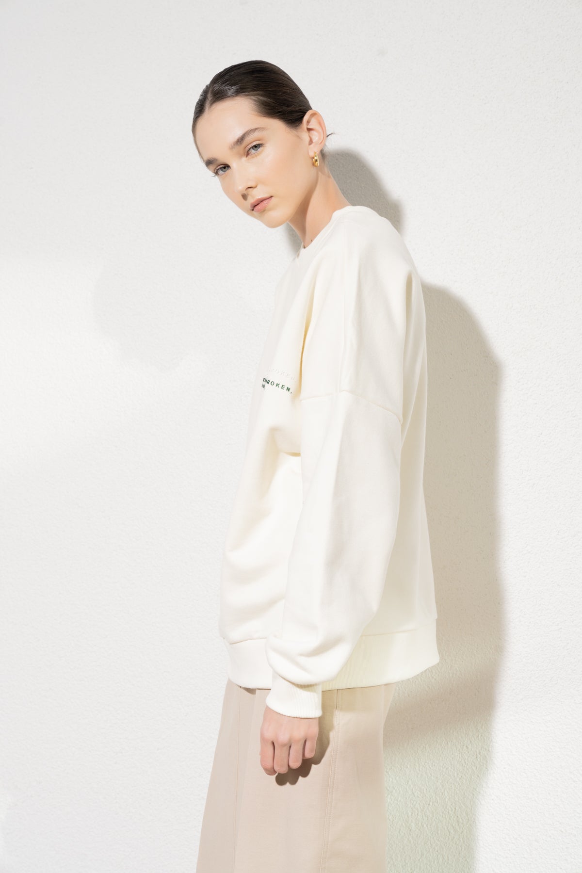 Bari Sweatshirt - Beyaz