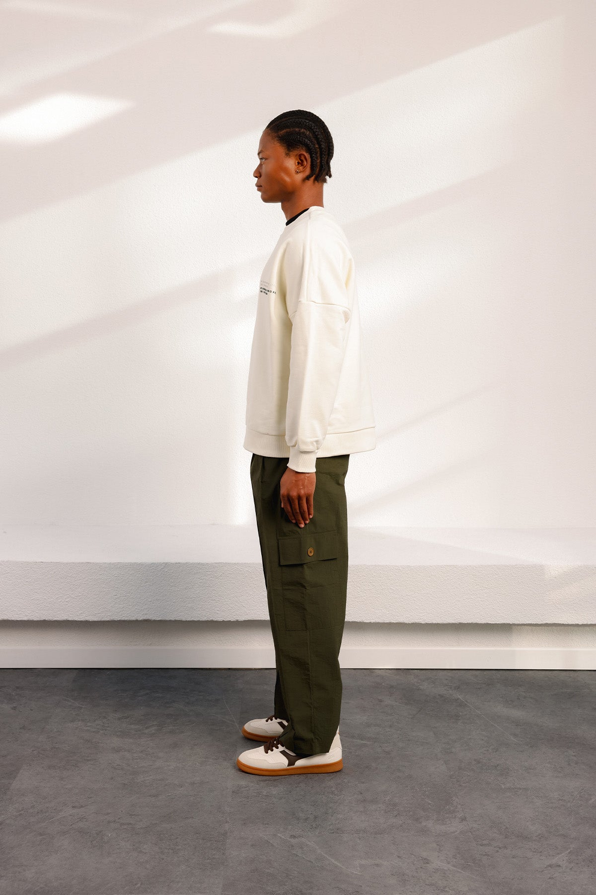 Bari White Sweatshirt