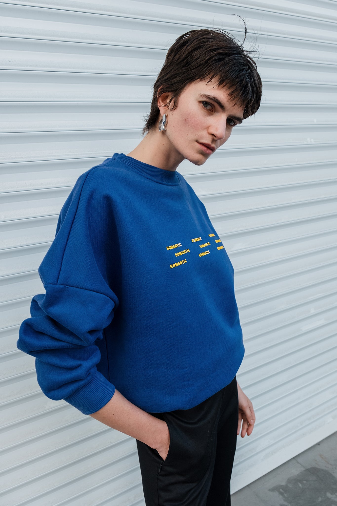 Romantic Sweatshirt - Mor