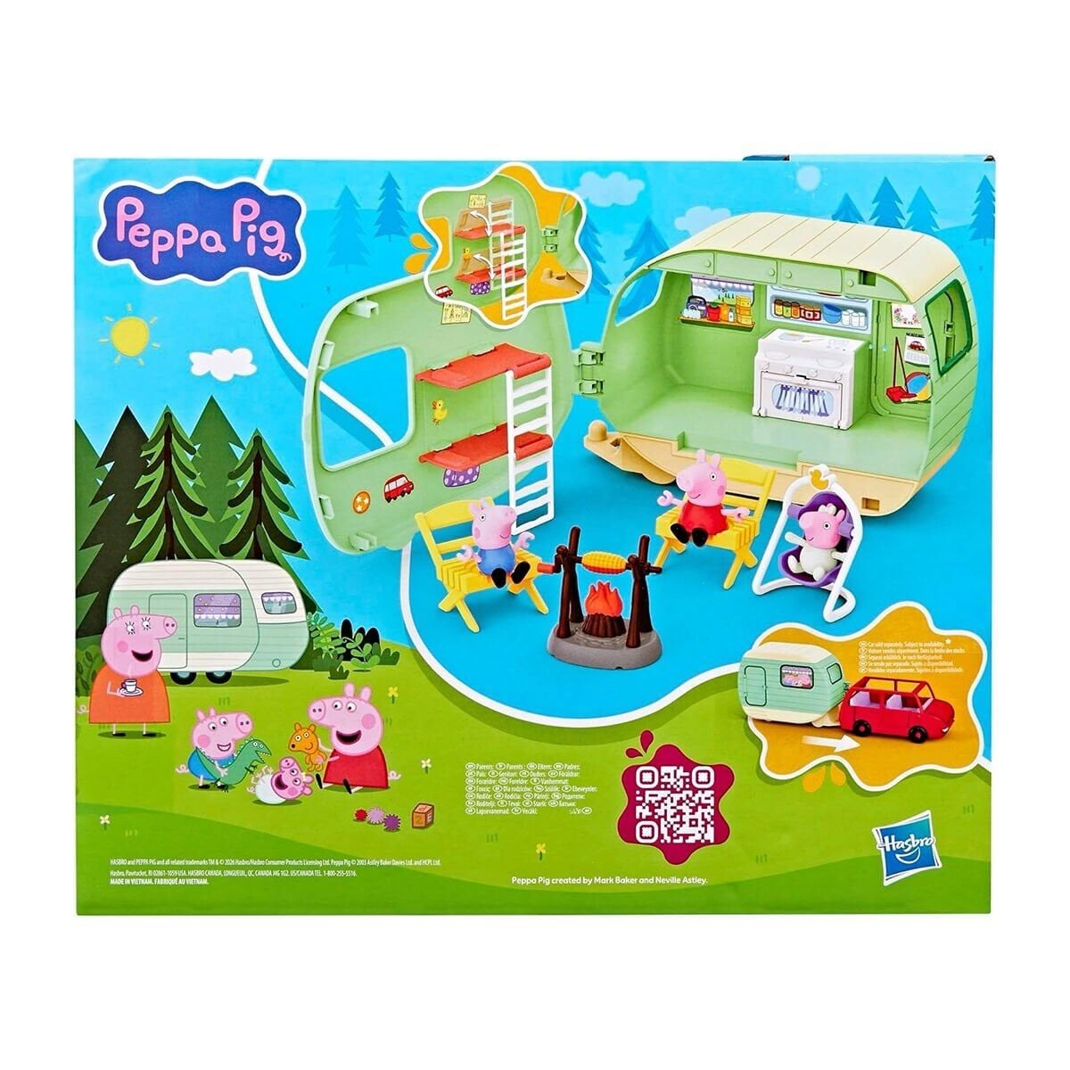G2201 Peppa Pig Karavan Oyun Seti - ''Peppa Pig Three Little Piggies Caravan''