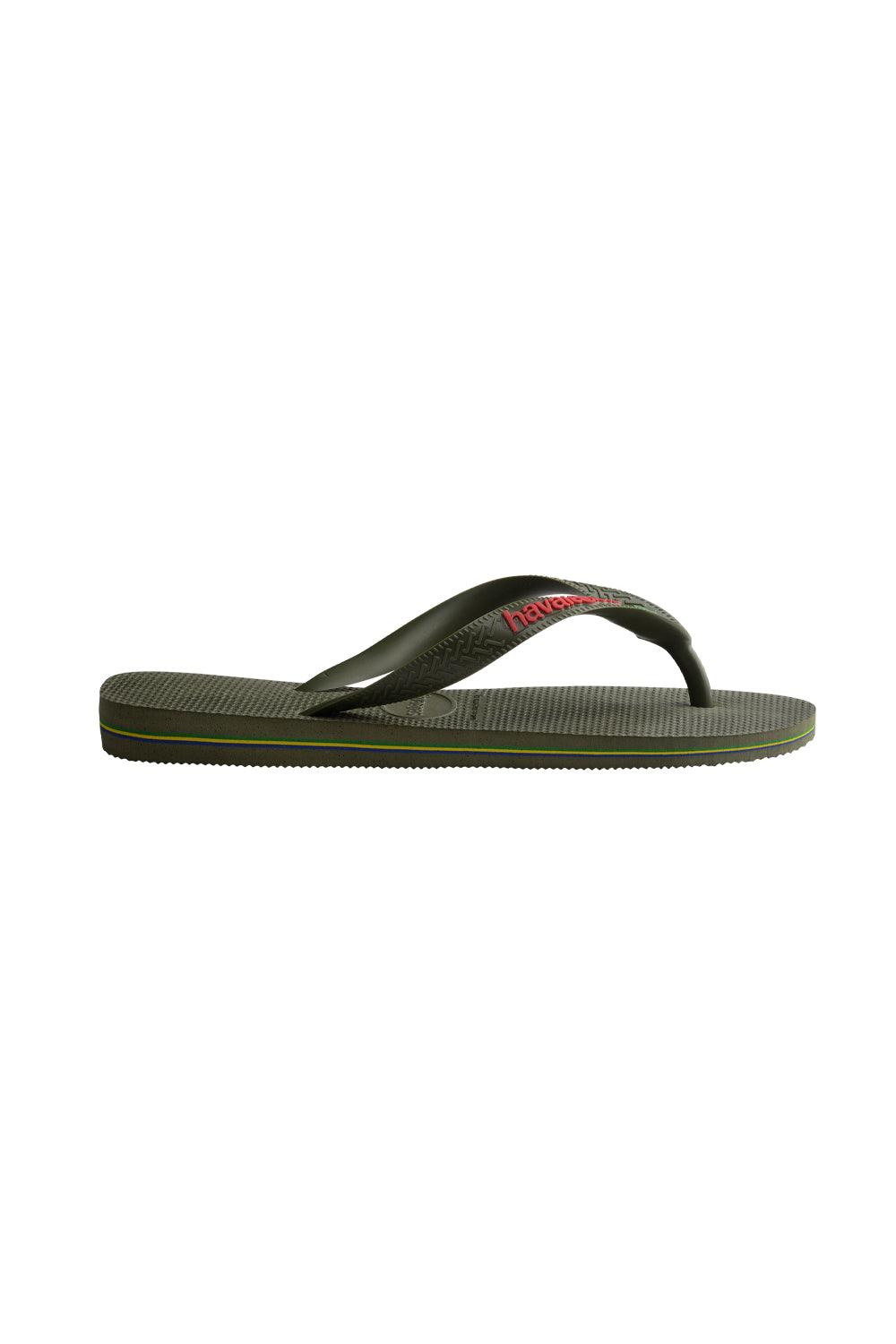 Havaianas-Brasil Steel Green-Sandalet & Terlik-3-milagron.live