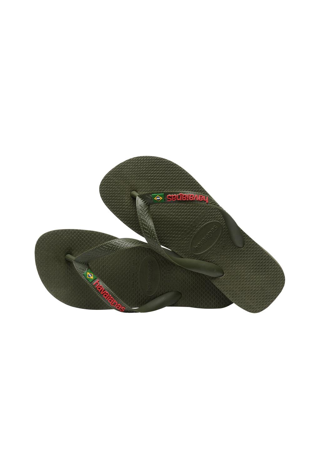 Havaianas-Brasil Steel Green-Sandalet & Terlik-4-milagron.live